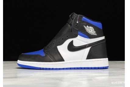 BLACK JORDAN ROYAL 1 RETRO GAME HIGH AIR - 1110